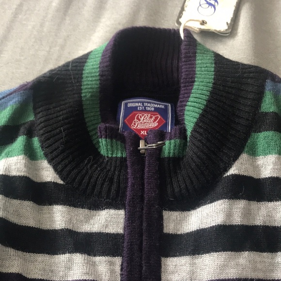 Lee Cooper zip up turtle neck sweater XL - Picture 2 of 3